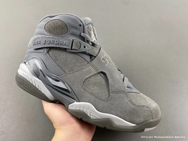 Official Maikesneakers 8 Cool Retro Jordan 305381-014 Grey 0810